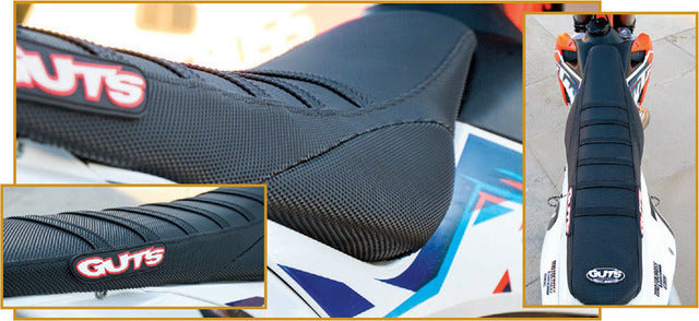 GUTS RJ WING RIBBED SEAT COVER STARK VARG MX 23-26 / EX 25-26 BLACK/BLACK/BLACK